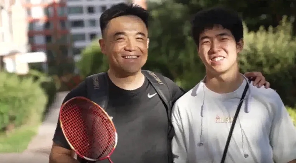 劉建波、劉傲寒父子。北航供圖