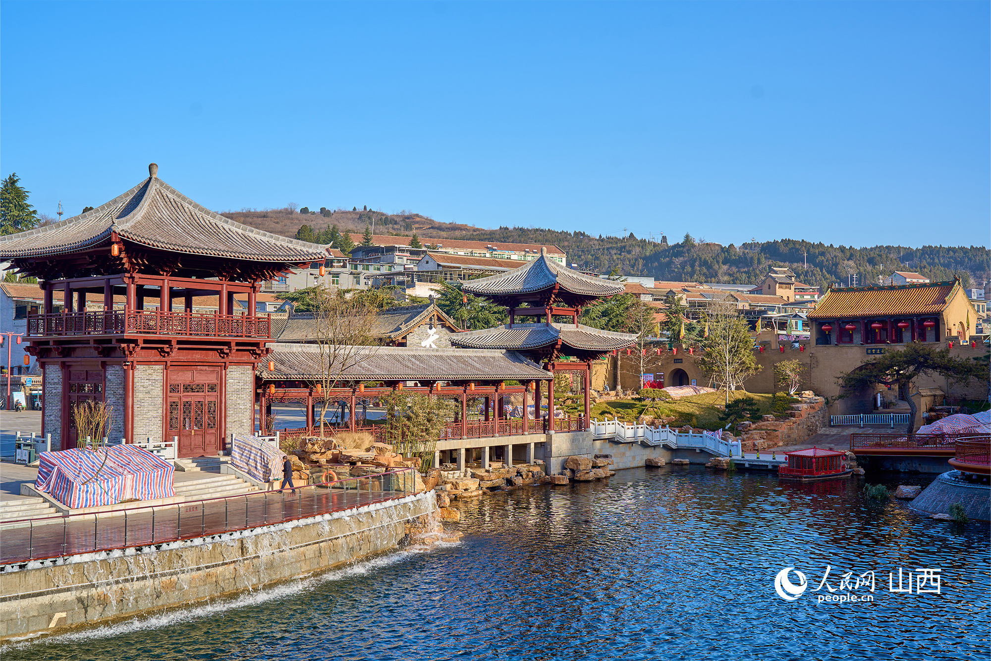 冬日里的山西省晉城市陽城縣白巷里。人民網(wǎng) 張超寧攝