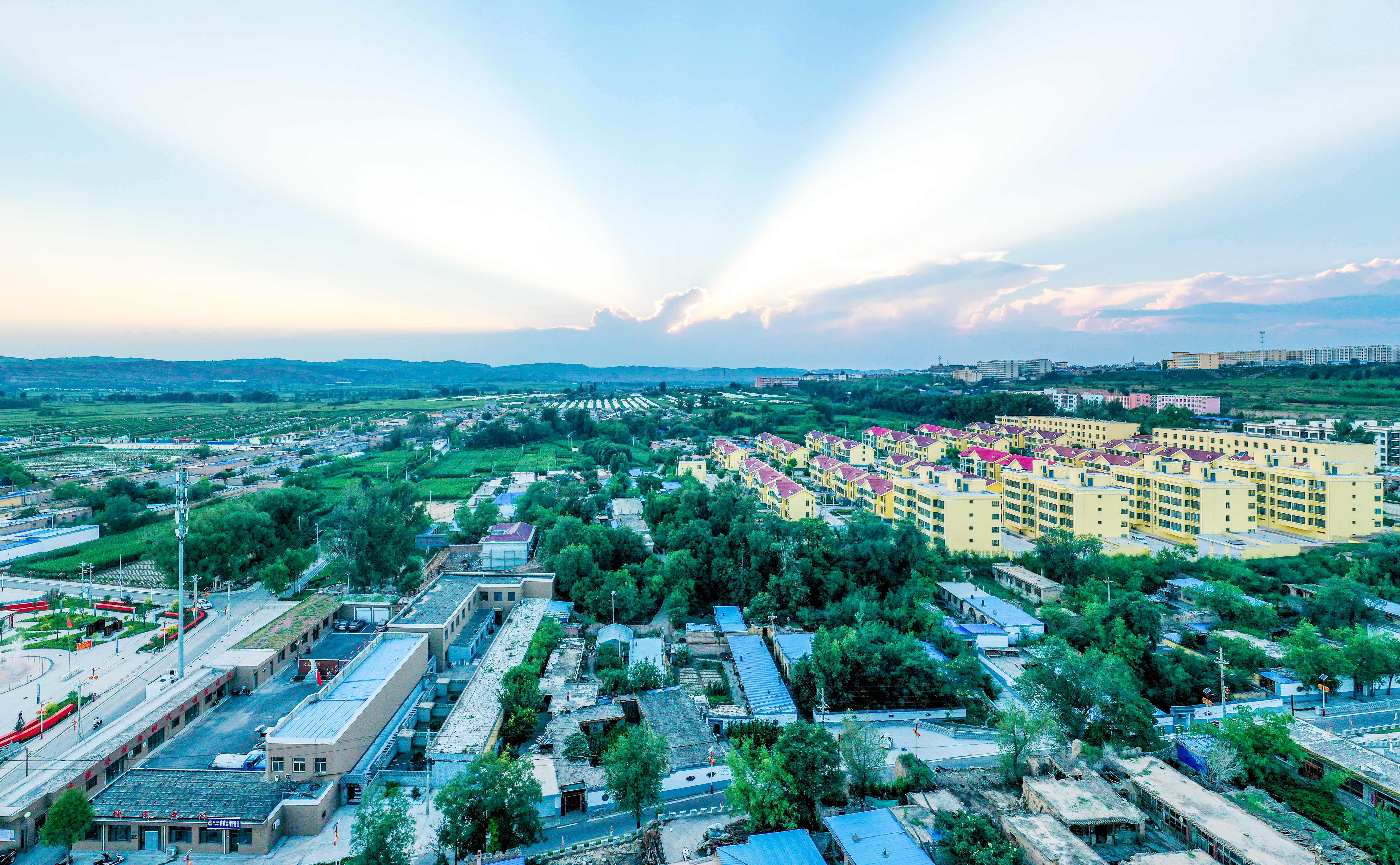 黃河岸邊的美麗村莊——唐家會村。